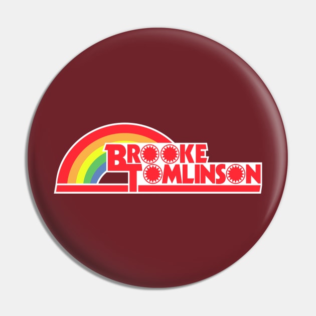 Brooke Tomlinson "Reading Rainbow" Pin by DansLogoShop