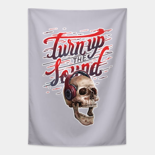 Turn up the sound Tapestry by Studio Mootant