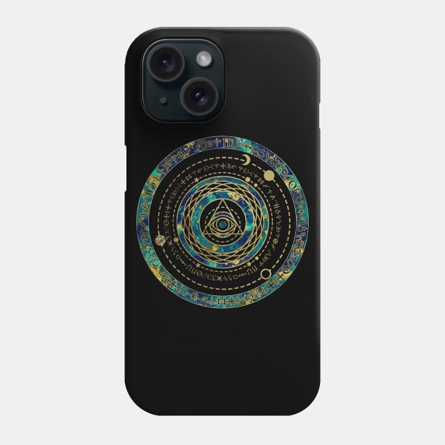 Mystical Sacred Geometry Ornament Phone Case by Nartissima