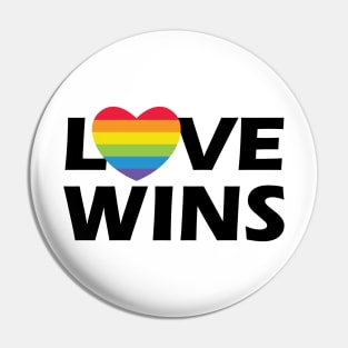 LGBT - Love Wins Rainbow Pin