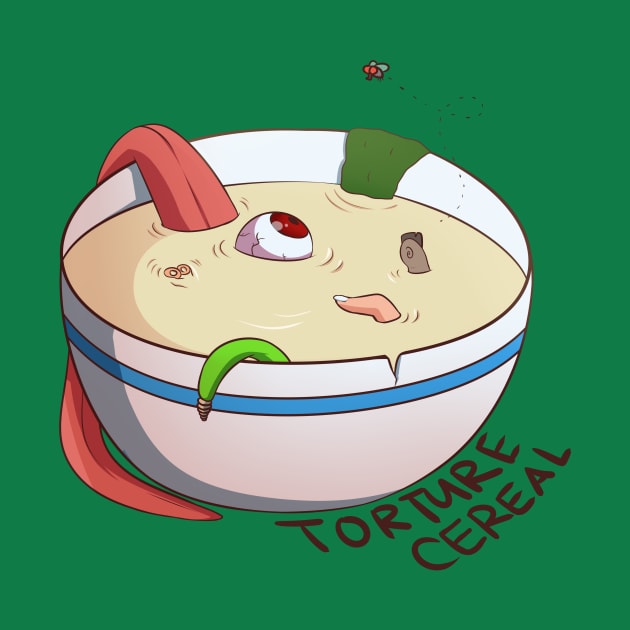 cereal bowl Halloween Cute Food by hitoridraws