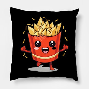 kawaii french fries T-Shirt cute potatofood Pillow