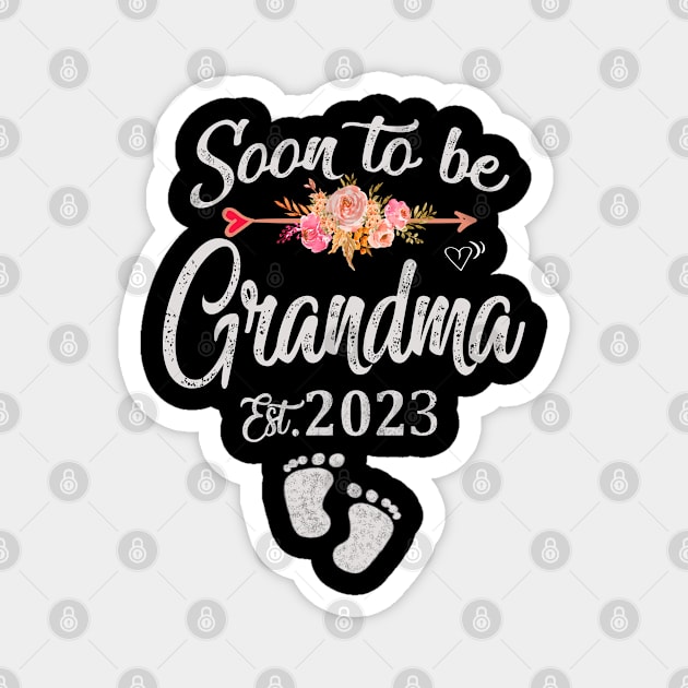 Soon to be grandma est 2023 Magnet by Leosit