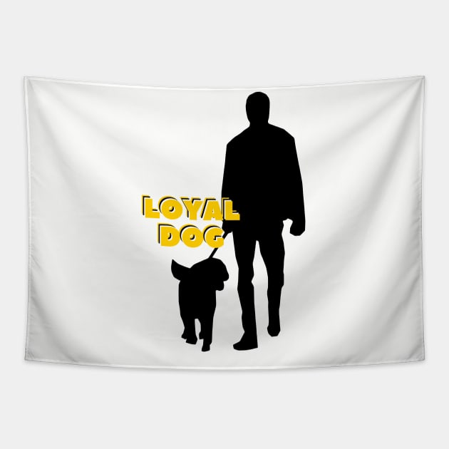 loyal dog Tapestry by busines_night