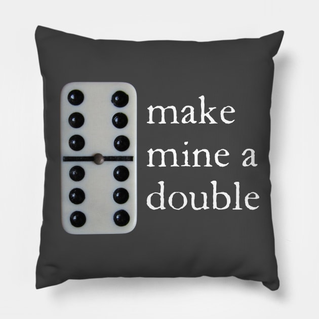 Make mine a double (dominoes) Pillow by soitwouldseem