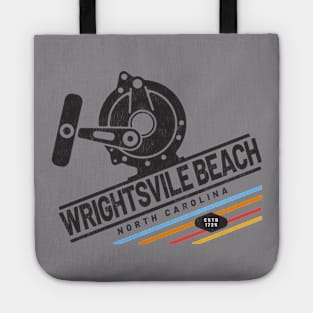 Wrightsville Beach, NC Summertime Fishing Rod and Reel Tote