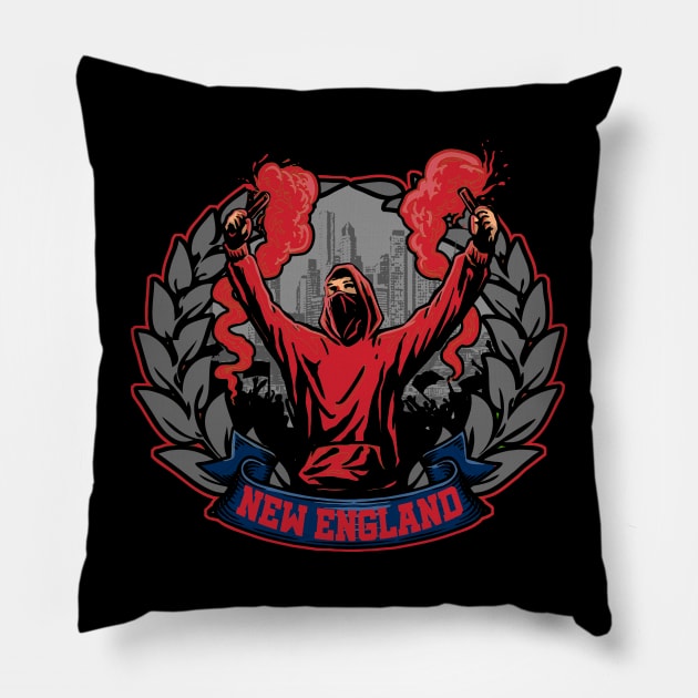 New England Soccer, Pillow by JayD World