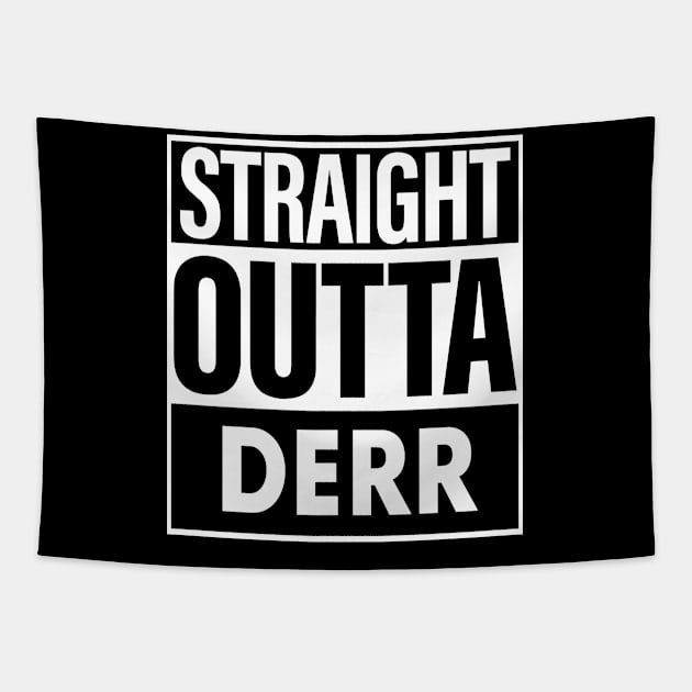 Derr Name Straight Outta Derr Tapestry by ThanhNga