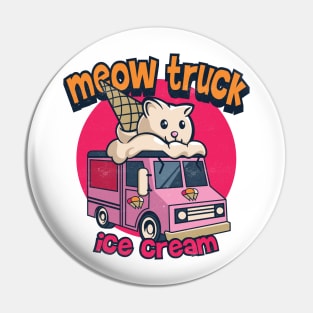 meow ice cream truck Pin