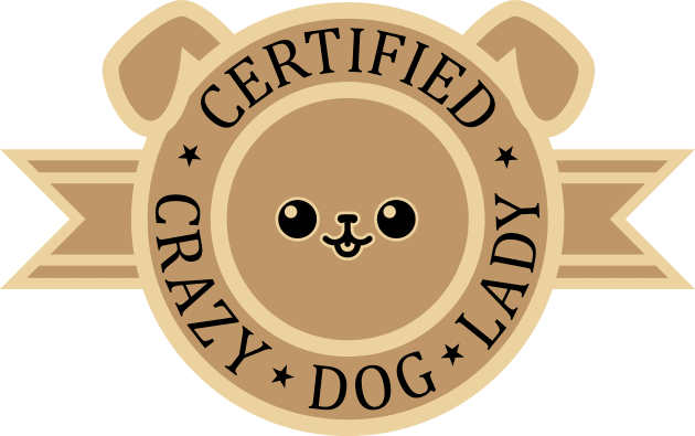 Certified Crazy Dog Lady Kids T-Shirt by SlothgirlArt