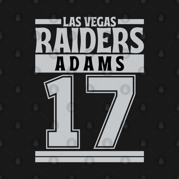 Las Vegas Raiders Adams 17 Edition 3 by Astronaut.co