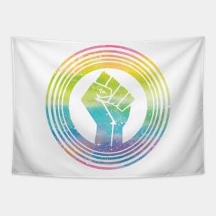 Rainbow Resistance Tapestry