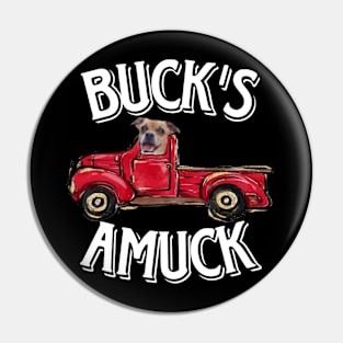 Buck's Amuck Catering Pin