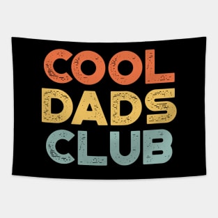 Cool Dads Club Funny Vintage Retro (Sunset) Tapestry