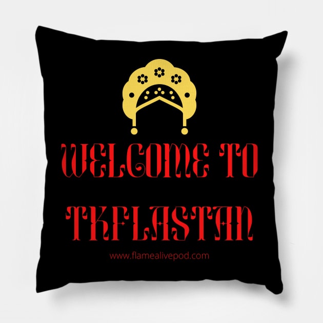 TKFLASTAN kokoshnik Pillow by Keep the Flame Alive