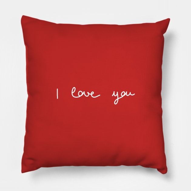 I love you Pillow by pepques