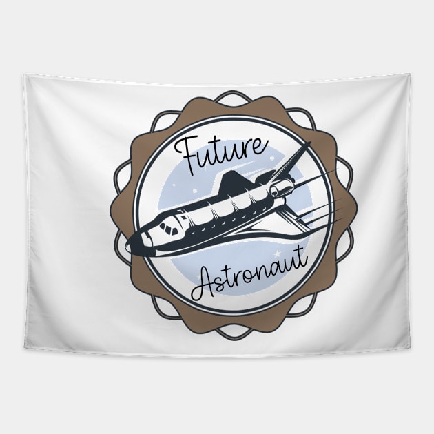 Future Astronaut Tapestry by Carolina Cabreira