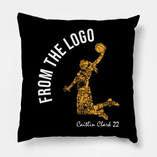 From The Logo 22 Caitlin Clark Pillow