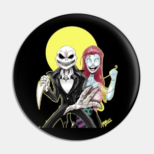 Jack and Sally Pin