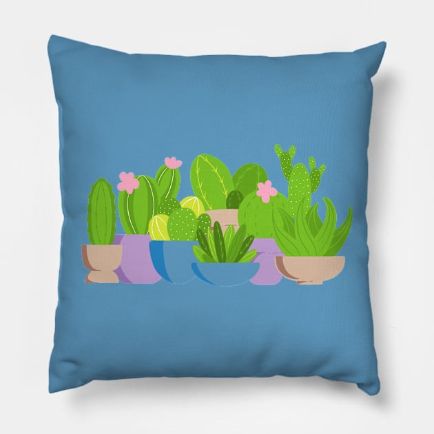 Plant mom Pillow by Krismilla 