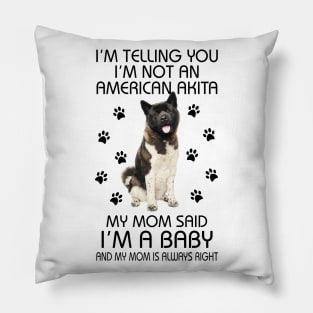 American Akita Baby Pillow