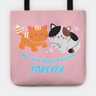 cats together forever Tote