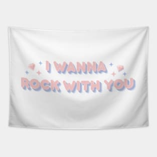 I wanna rock with you - Seventeen (Pink version) Tapestry