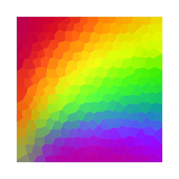 Stained Glass Rainbow Gradient (Dark) by KelseyLovelle