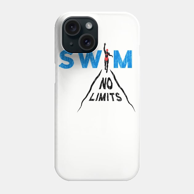 Womens Swimming No Limits Phone Case by atomguy