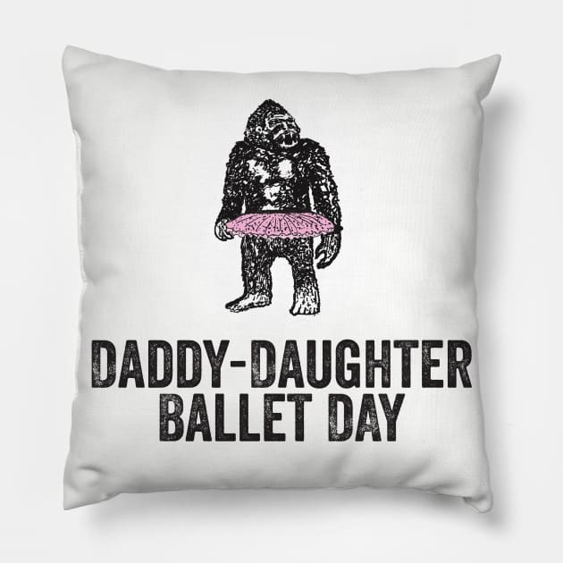 Daddy-Daughter Ballet Day Pillow by YourGoods