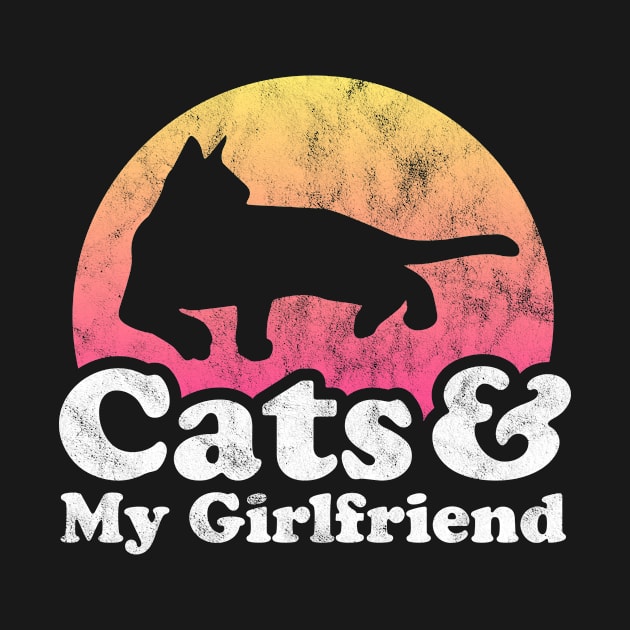 Cats and My Girlfriend Gift by JKFDesigns