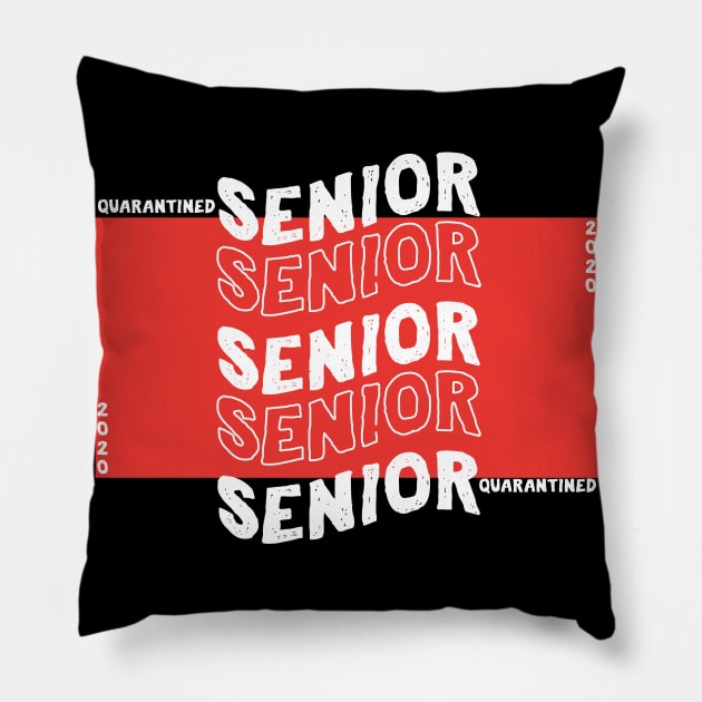 Senior Shirt, Class of 2020, Seniors, Quarantine, Pandemic, 2020 Pillow by Rice Paste