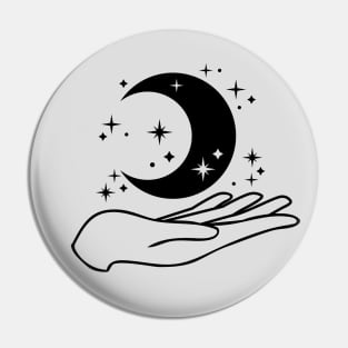 Holding The Night Sky Pin