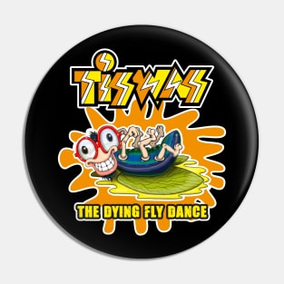 Tiswas Dying Fly Funny Retro Pin