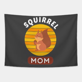 Squirrel Mom Tapestry