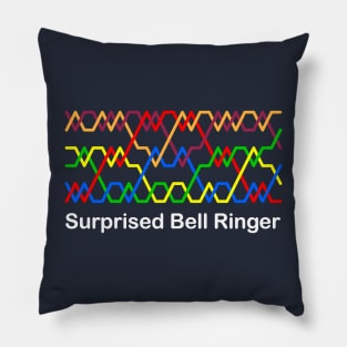 Bell Ringer Bellfast Surprise Minor Ringing Method (Dark Background) Pillow