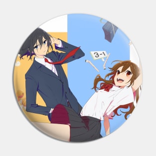 Horimiya Hori and Miyamura Pin