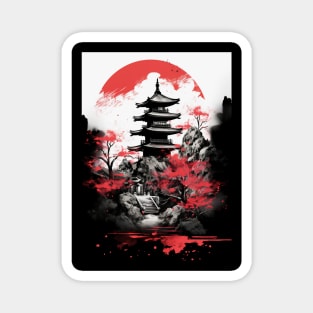 Japanese Pagoda Magnet