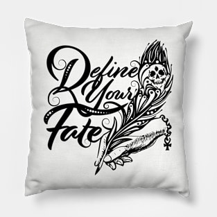 Define Your Fate Vintage Boho-Style Pillow