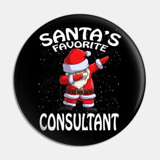 Santas Favorite Consultant Christmas Pin