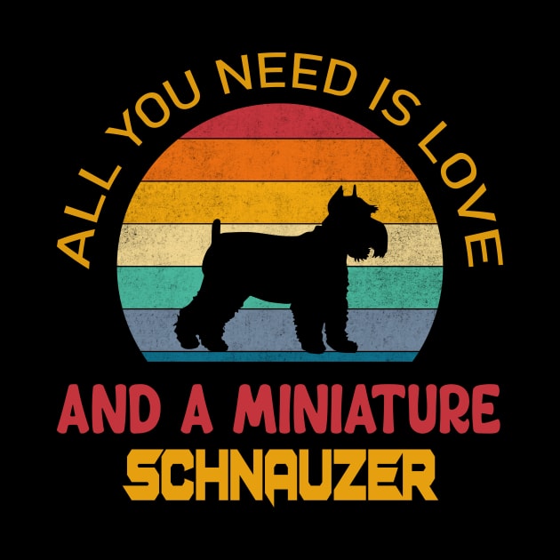 All you need is love and a miniature Schnauzer by Roberto C Briseno