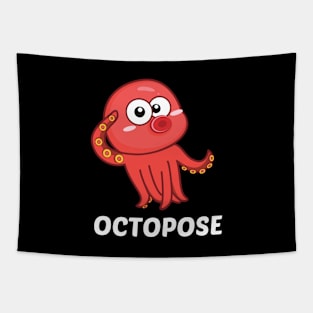 Octopose - Octopus Pun Tapestry