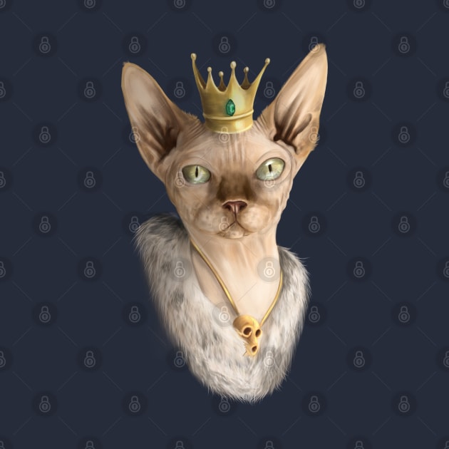 Royal Sphynx cat by Spectralstories