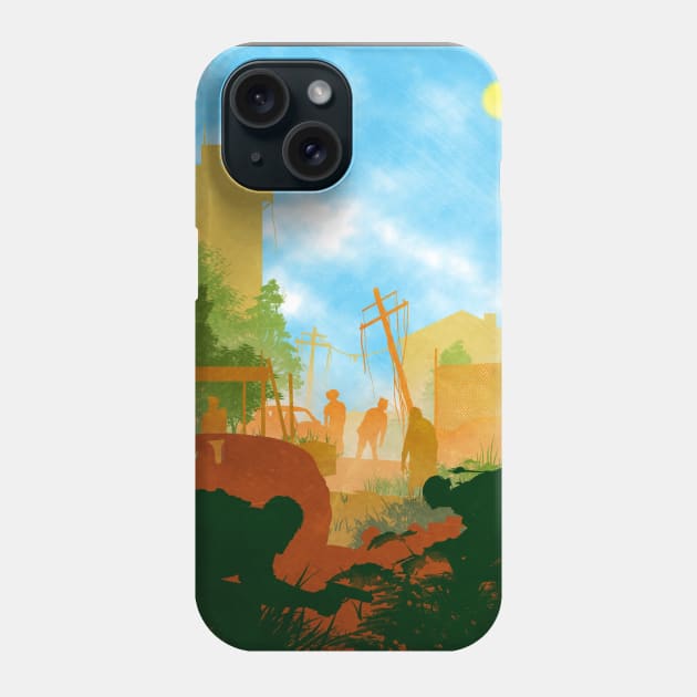 The Last of Us Silhouette Phone Case by Art of Arklin