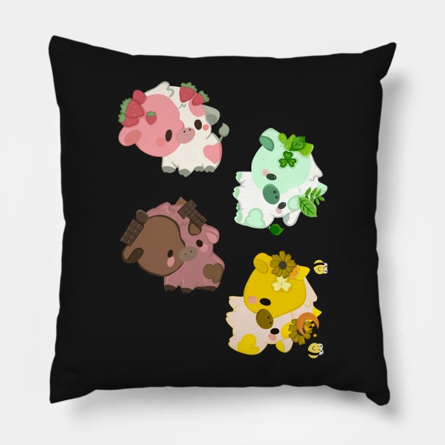 Cow Combo Pillow by broadwaymae