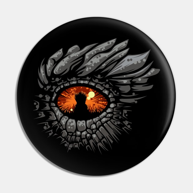 Dragon Eye Pin by Cherryhell Visual Project