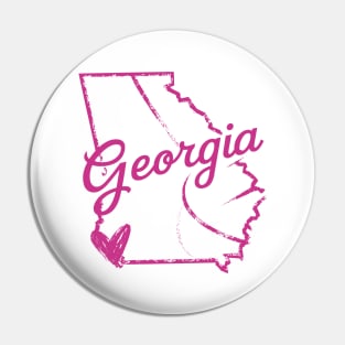 Georgia Outline Pin