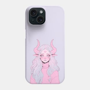 Pink Demon Phone Case