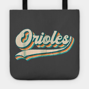 Retro Orioles vintage Tote