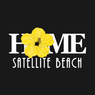 HOME Satellite Beach yellow (white text) T-Shirt